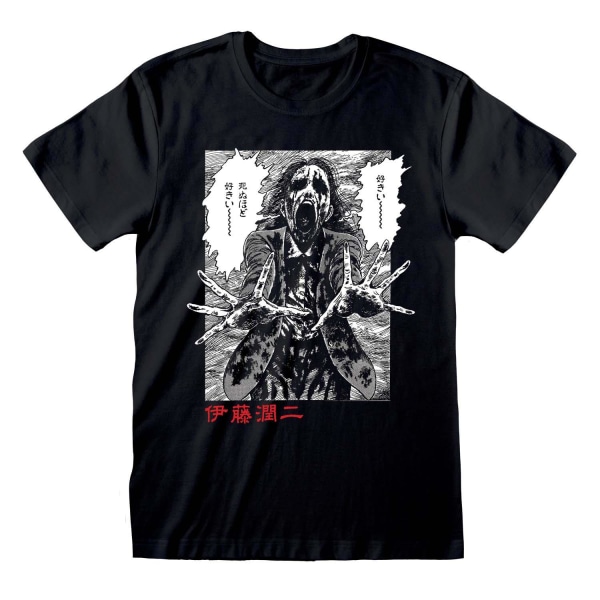 Junji-Ito Herr Ghoul T-Shirt XL Svart Black XL