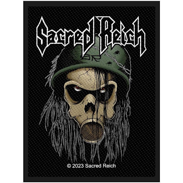 Sacred Reich Alive At The Dyanamo Vävda Patch En Storlek Svart/Beige Black/Beige/Green One Size