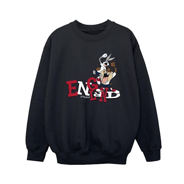 Looney Tunes Boys Bugs & Taz England Sweatshirt 12-13 år Svart Black 12-13 Years