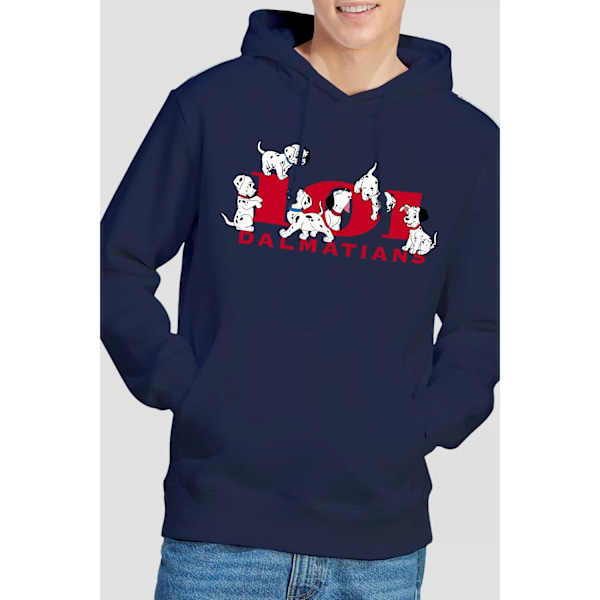 101 Dalmatiner Herr Valpar Hoodie M Marinblå Navy M