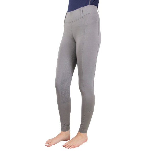 Hy Sport Active Barn/Ungdoms Ridtights Pencil Point Grey 11-12 Years