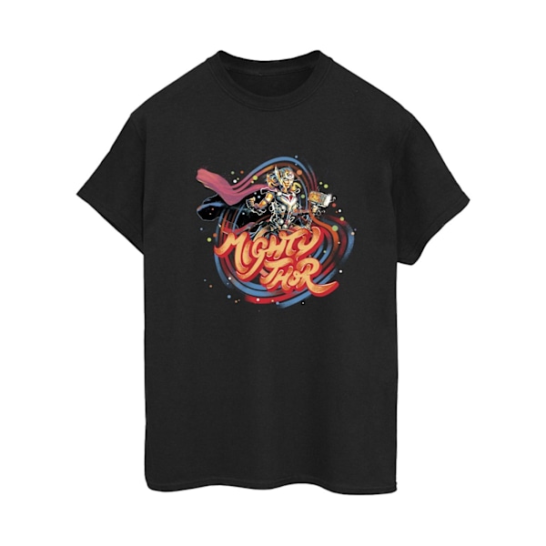 Marvel Dam/Kvinnor Thor Love And Thunder Mighty Thor Swirl Co Black M