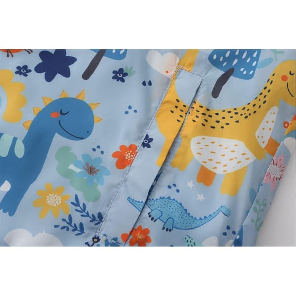 Star Boys Dinosaur Polyester All-Over Print Jacka 9-10 År Blå Blue 9-10 Years