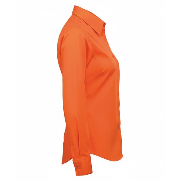 Premier Dam/Dam Poplin Långärmad Blus 6 Orange Orange 6