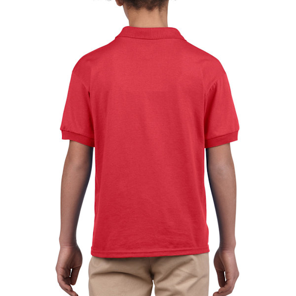 Gildan DryBlend Unisex Barn Jersey Polotröja L Röd Red L