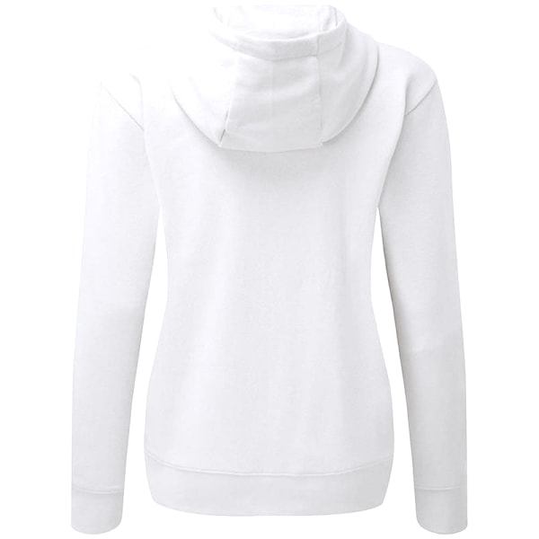 Asquith & Fox Ekologisk hoodie med dragkedja för dam/dam 10 UK Wh White 10 UK