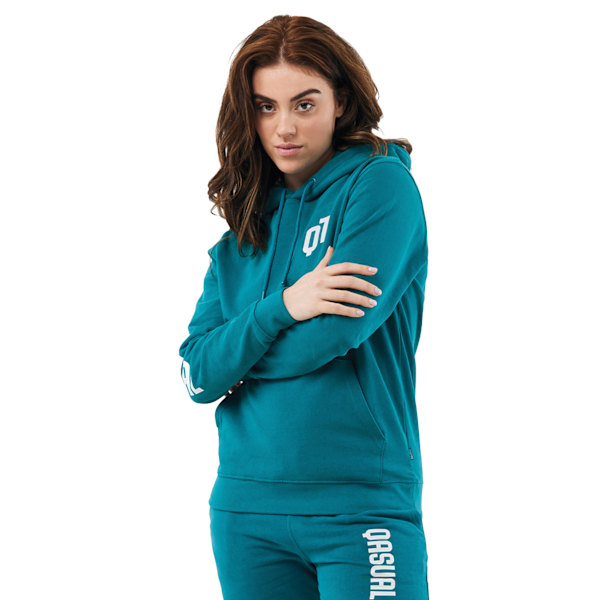Iqoniq Unisex Jasper Återvunnen Bomullshuvtröja L Verdigris Verdigris L