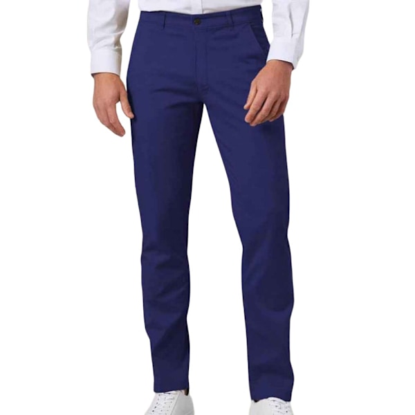 Brook Taverner Miami Slim Chinos 34R Royal Blue Royal Blue 34R