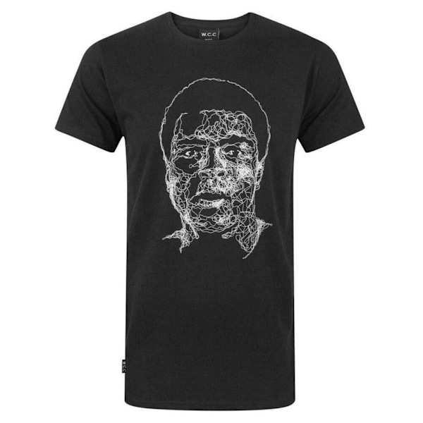 W.C.C Unisex Adult Muhammad Ali Longline T-Shirt XXL Svart Black XXL