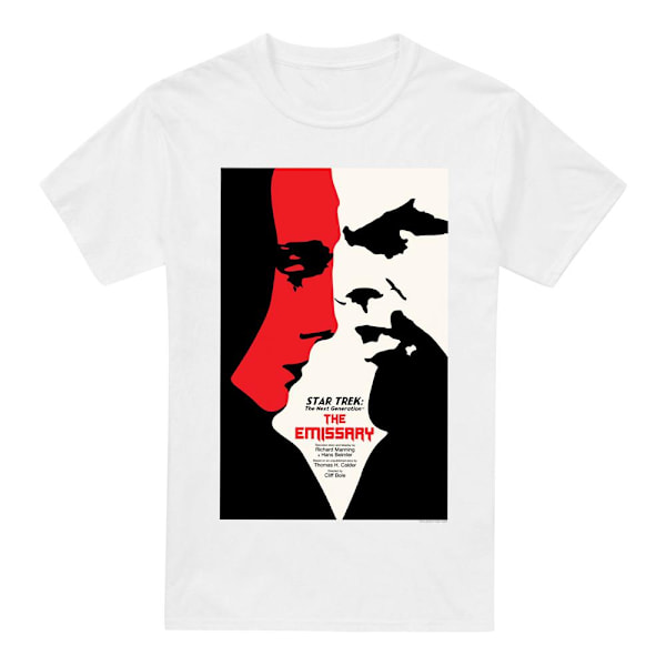 Star Trek Herr The Next Generation Säsong 2 Avsnitt 20 T-Shirt White 5XL