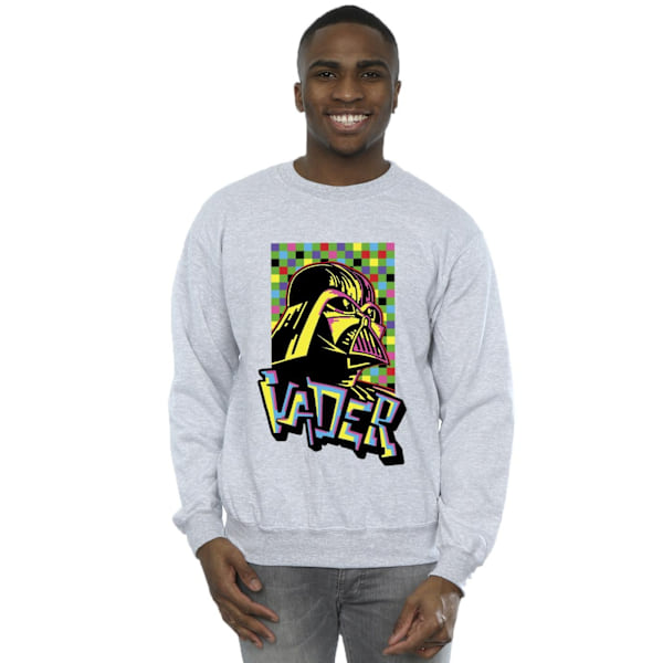 Star Wars Herr Vader Graffiti Pop Art Sweatshirt M Sports Grey Sports Grey M