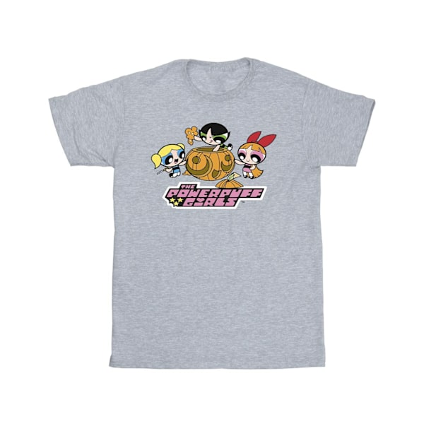 The Powerpuff Girls Mens Girls Pumpkin T-Shirt XXL Sports Grey Sports Grey XXL