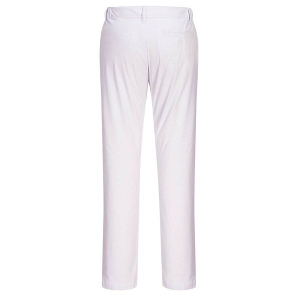 Portwest Herr Chino Stretch Slim Byxor 40R Vit White 40R