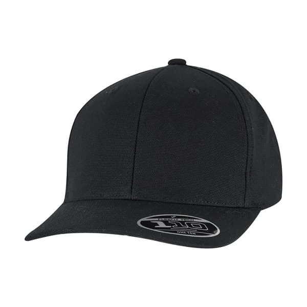 Flexfit Canvas Curved Peak Snapback Keps One Size Svart Black One Size