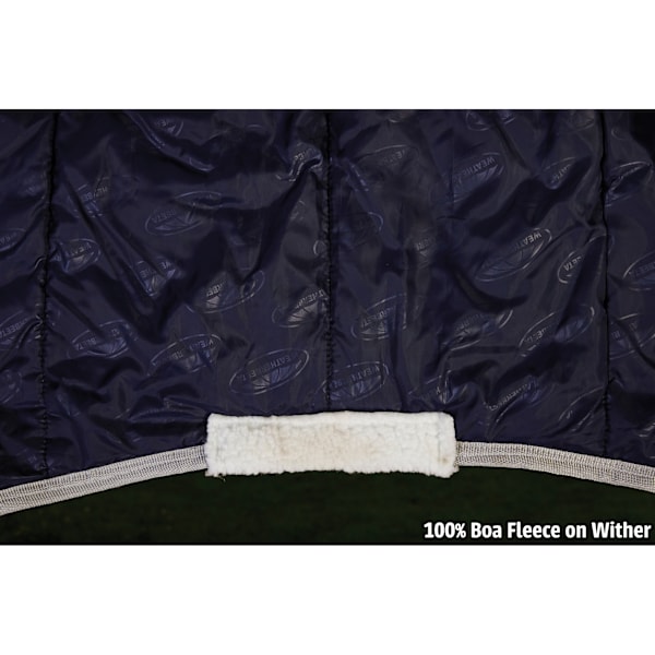 Weatherbeeta Comfitec Lite Essential Combo Neck Turnout Rug 4 f Navy/Silver/Red 4 ft 3