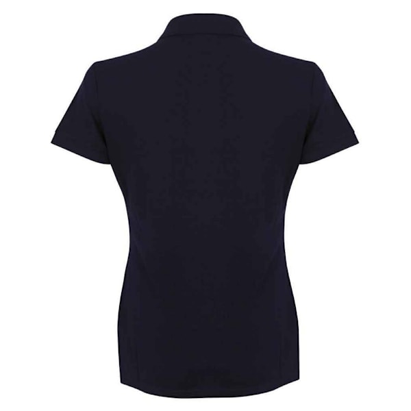 Henbury Dam/Damer Bomullspiké Modern Polotröja 18 UK Marinblå Navy 18 UK