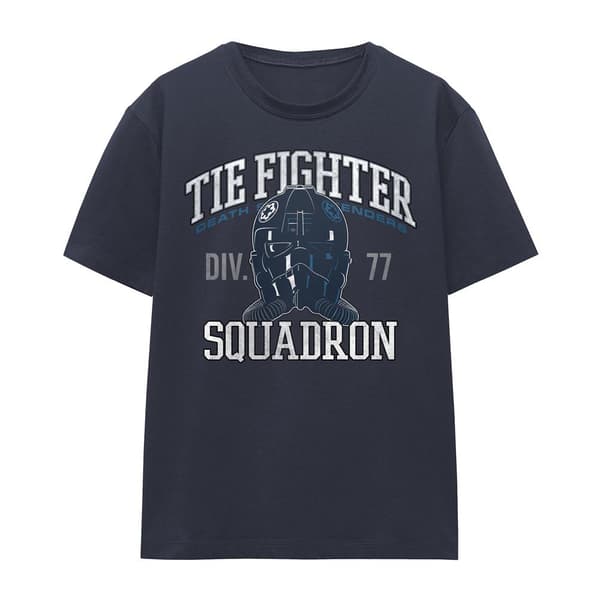 Star Wars Dam/Dam Tie Fighter Squadron T-shirt S Deep Nav Deep Navy S