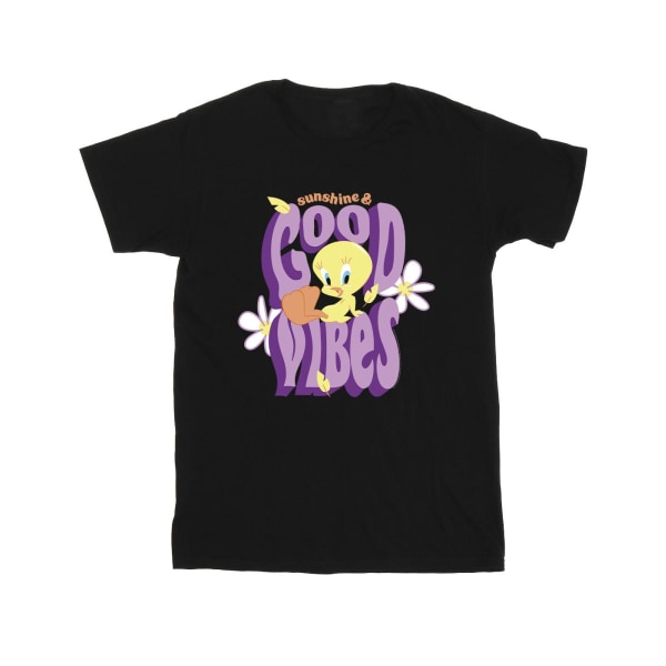 Looney Tunes Mens Tweeday Sunshine & Good Vibes T-shirt 4XL Bla Black 4XL