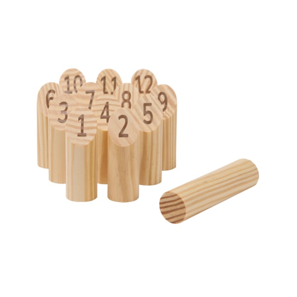 Vinga Trä Nummer Spel 10cm x 2.5cm x 2.5cm Brun Brown 10cm x 2.5cm x 2.5cm