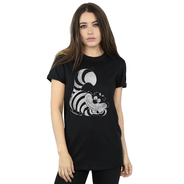 Disney Dam/Kvinnor Alice I Spegelland Mono Cheshire Cat Bomull Black XL