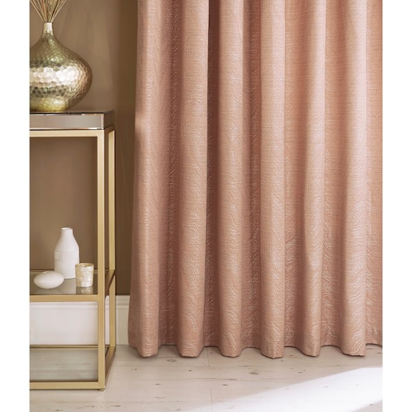 Furn Himalaya Jacquard Design Öglettgardiner (Par) 168x183cm Blush Pink 168x183cm