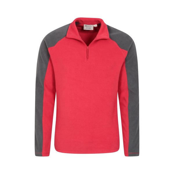 Mountain Warehouse Ashbourne II Halvzip Fleece Top XXS Da Dark Red XXS