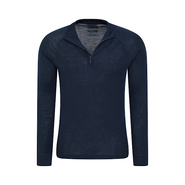 Mountain Warehouse Herr Merino II Baslager Topp XL Marinblå Navy XL