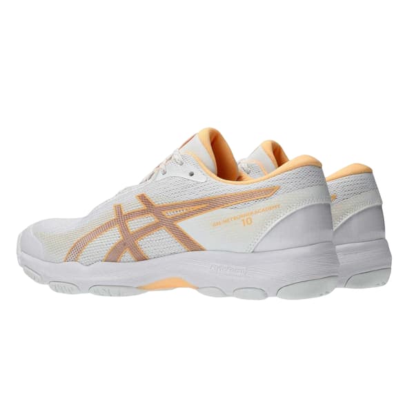 Asics Dam Netburner Academy Dämpade Skor 6.5 UK Vit White/Rose 6.5 UK