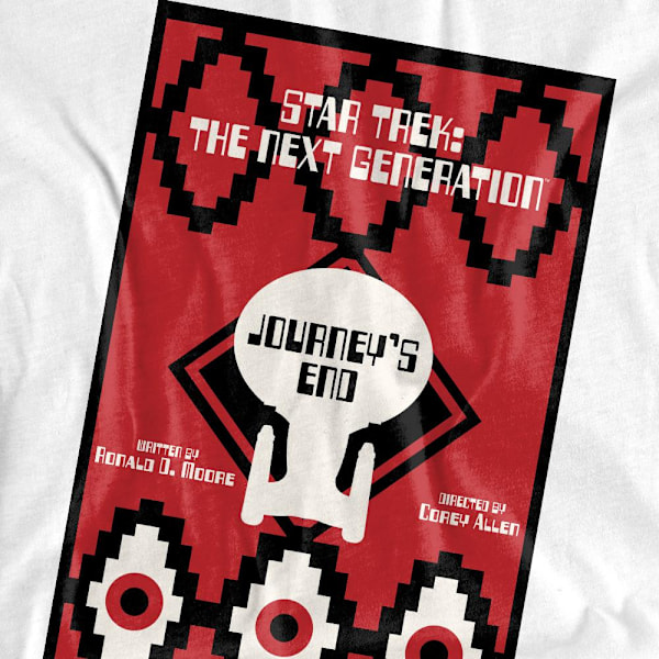 Star Trek Unisex Vuxen The Next Generation Säsong 7 Avsnitt 20 White S