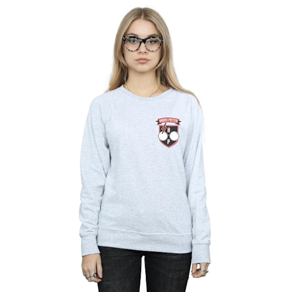 Harry Potter Dam/Damer Toon Glasögon Ficktröja M Spo Sports Grey M