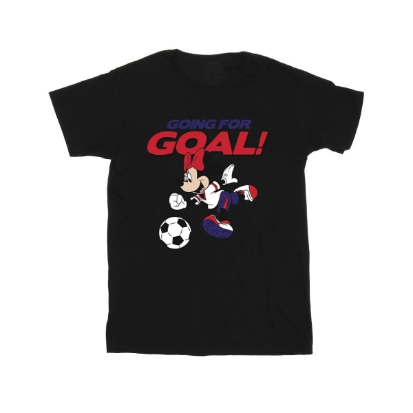 Disney Boys Minnie Mouse Going For Goal T-shirt 9-11 år Blac Black 9-11 Years