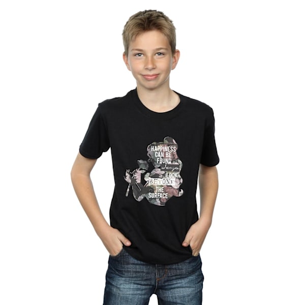 Disney Princess Boys Belle Happiness T-shirt 5-6 år Svart Black 5-6 Years