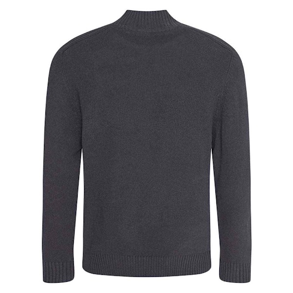 Ecologie Unisex Vuxen Wakhan Stickad Kvarts Dragkedja Sweatshirt M C Charcoal M
