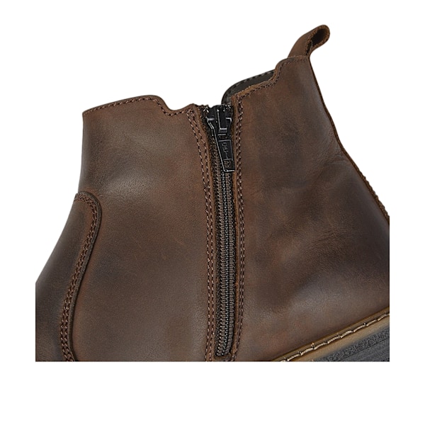 IMAC Herr Läder Chelsea Boots 11 UK Brun Brown 11 UK