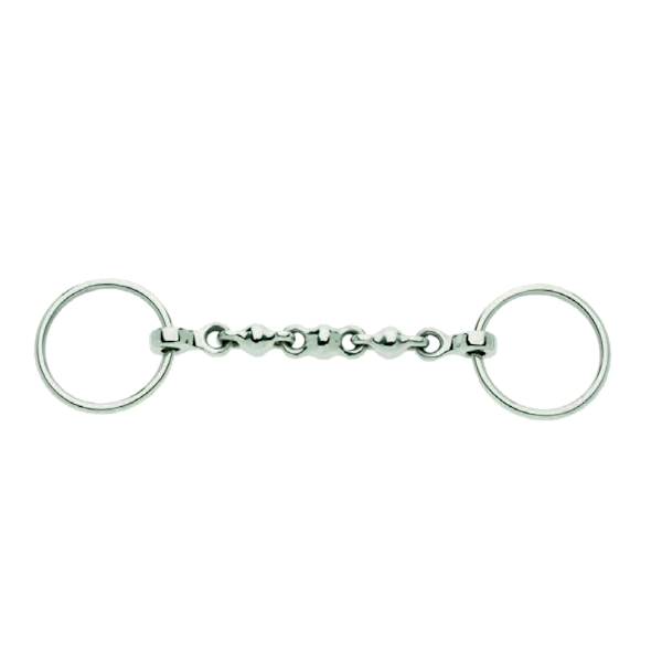 Lorina Waterford Löst Ring Snaffle 5,5 tum Silver Silver 5.5in