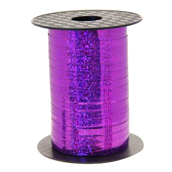 Apac Holografisk 250m Lila Korkskruvsband 5mm x 250m Lila Purple 5mm x 250m