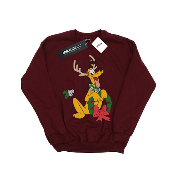 Disney Boys Pluto Jul Ren Sweatshirt 5-6 År Bourgogne Burgundy 5-6 Years