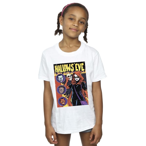 Marvel Girls Hallows Eve Comic Cover Bomull T-shirt 3-4 år W White 3-4 Years