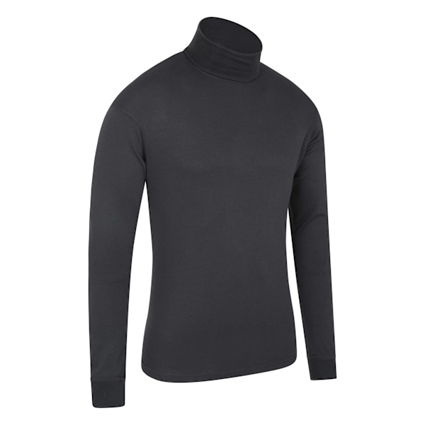 Mountain Warehouse Herr Meribel Bomulls-Termisk Topp L Svart Black L