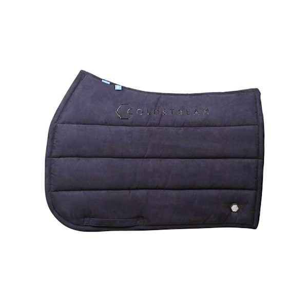 Coldstream Belford Suede Hästsadelpad Pony/Cob Marinblå Navy Pony/Cob