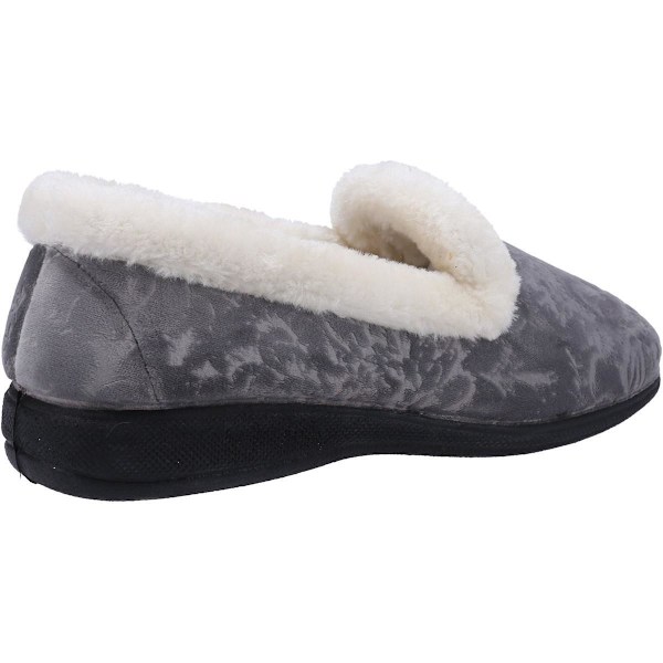 Fleet & Foster Dam/Dam Adelaide Minnesskum Slippers 8 UK Grey 8 UK