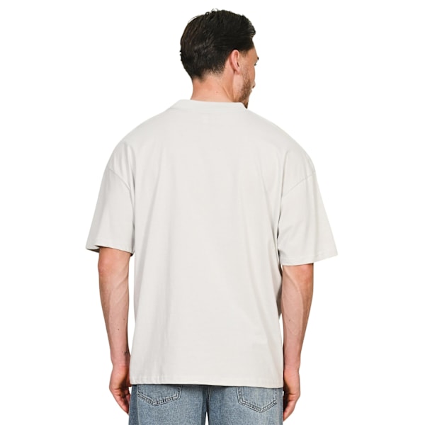Casual Classics Unisex Vuxen Kammad Ringspunnen Bomull Förlängd Halsringning Ecru 4XL