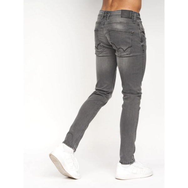 Duck and Cover Herr Maylead Slim Jeans 34S Grå Grey 34S