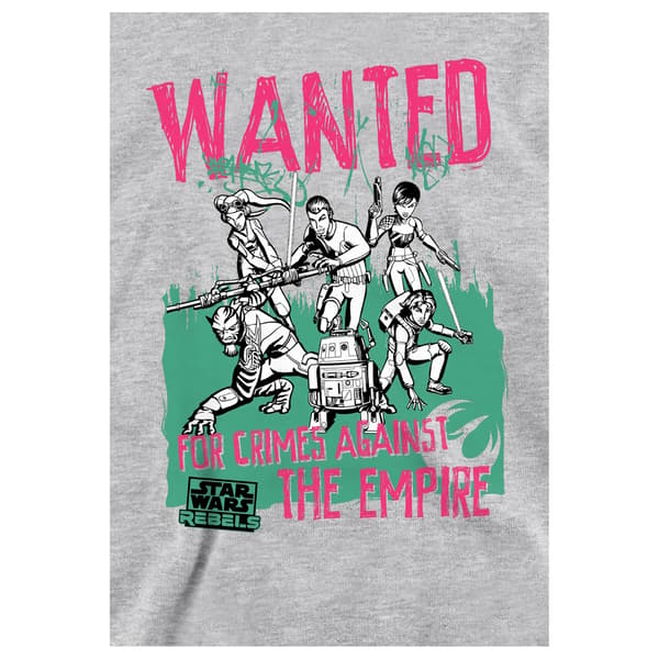 Star Wars Barn/Ungdom Wanted Rebels Heather Pullover Hoodie Athletic 7-8 Years