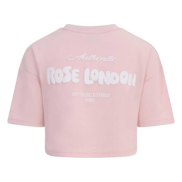 Rose London Flicktröja Authentic Crop 6-7 år Rosa Pink 6-7 Years