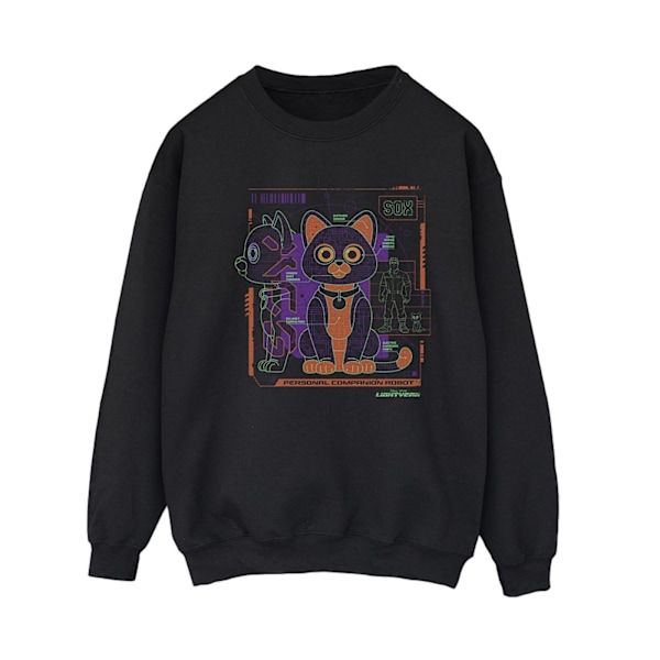 Disney Dam/Kvinnor Lightyear Sox Teknisk Sweatshirt S Svart Black S