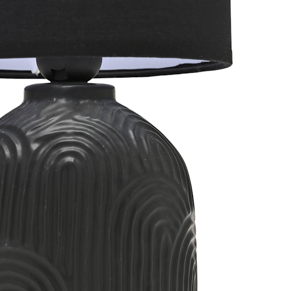 Hestia Svart Bågformad Linjelampa - 34cm One Size Svart Black One Size