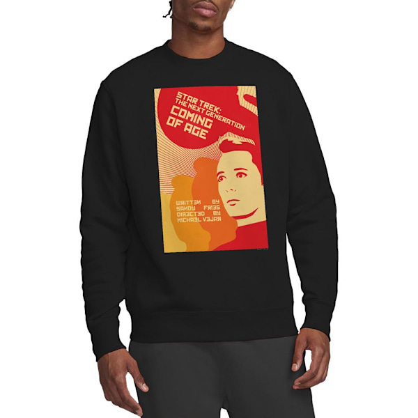 Star Trek Unisex Vuxen The Next Generation Säsong 1 Avsnitt 19 Black XL