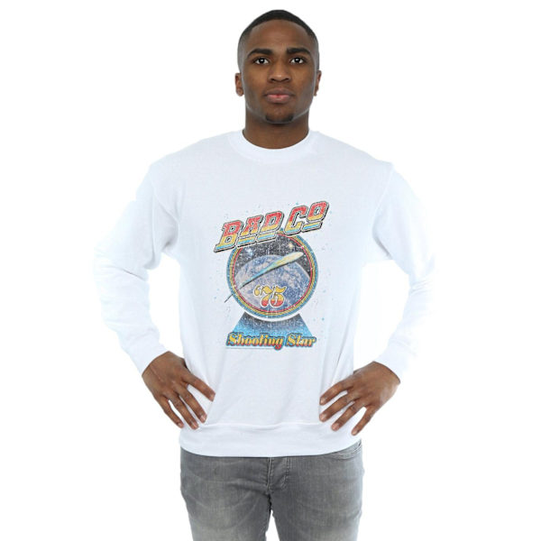 Bad Company Herr Shooting Star Sweatshirt 3XL Vit White 3XL