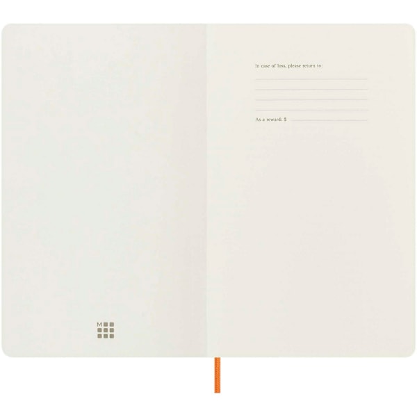 Moleskine Capri Mjukt Omslag Anteckningsbok One Size Orange Orange One Size